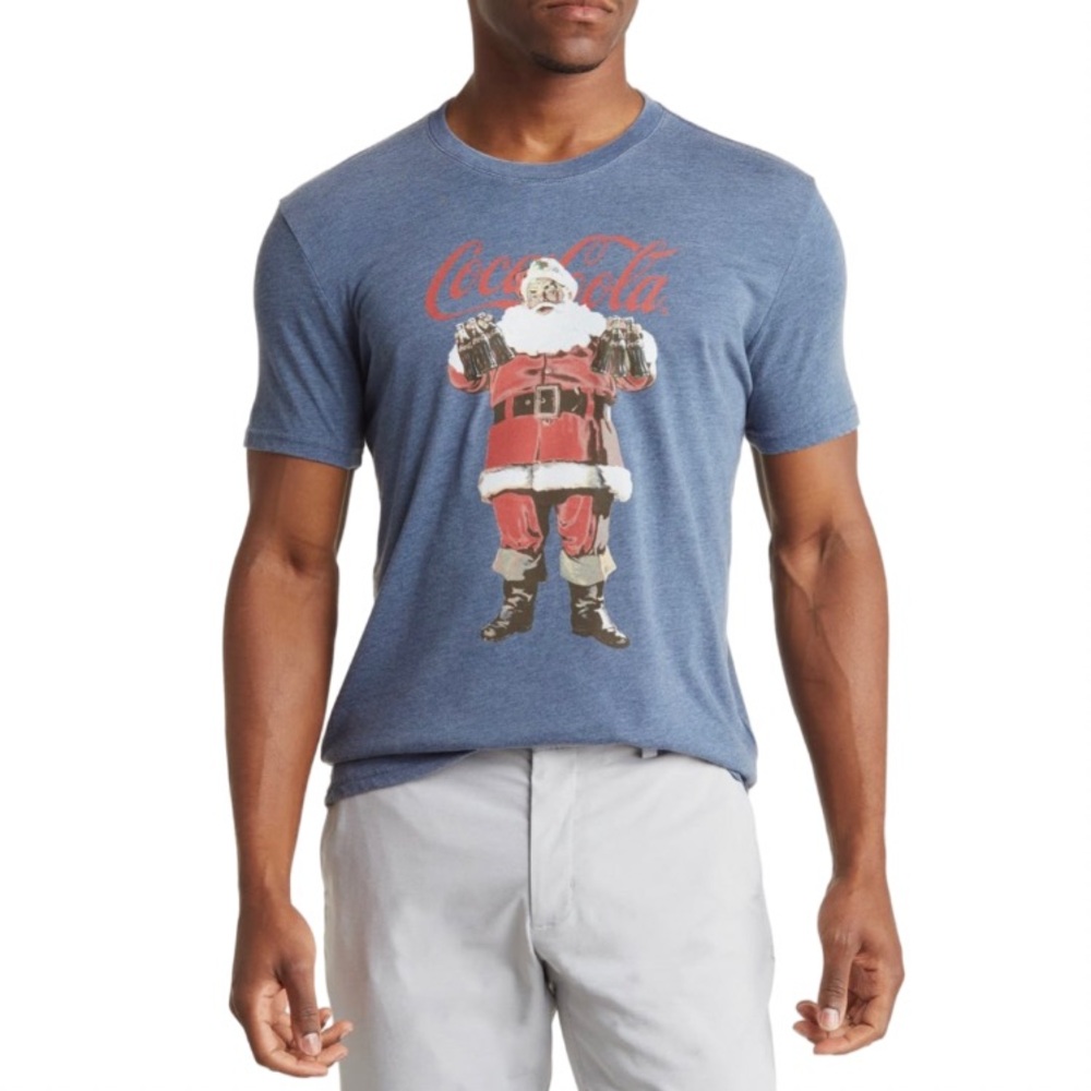 * NWT Lucky Brand Coca Cola Santa Claus men’s t-Shirt Medium
